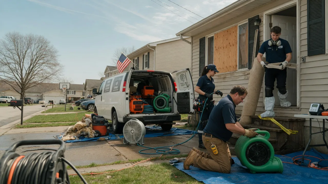 Water Damage Restoration in Van Voorhis, PA near me